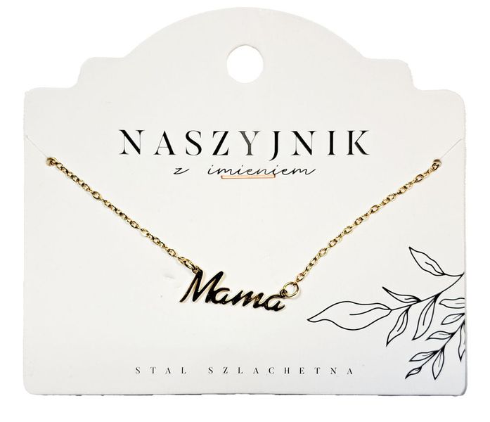 Naszyjnik z napisem Mama zdjęcie 1