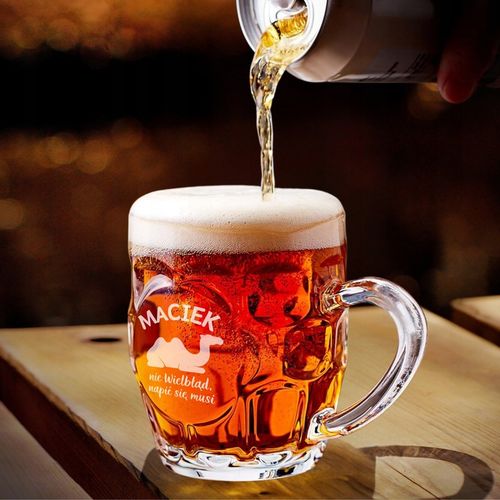 Kufel Do Piwa Z Grawerem +otwieracz Prezent na Urodziny 18-30-40 Dla na Arena.pl