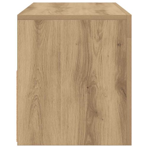 Szafka pod TV z oświetleniem LED, dąb artisan, 90x35x40 cm na Arena.pl