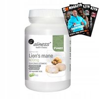 ALINESS LION'S MANE SOPLÓWKA JEŻOWATA 400 mg UKŁAD NERWOWY PAMIĘĆ 90 kaps