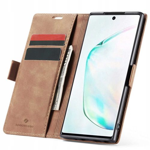 Spacecase Wallet Galaxy Note 10 light brown na Arena.pl
