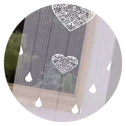 Komplet firan Trzy Serca wysokość 165 cm DomoweTekstylia | WN63TS 16K na Arena.pl