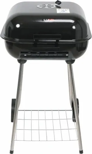 GRIL GRILL OGRODOWY Z POKRYWĄ KOŁAMI BBQ 40X45CM na Arena.pl
