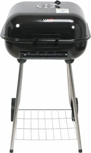 GRIL GRILL OGRODOWY Z POKRYWĄ KOŁAMI BBQ 40X45CM zdjęcie 14