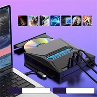2X ZEWNĘTRZNY NAPĘD OPTYCZNY PRZENOŚNY USB/TYPE C Z PODŚWIETLENIEM KOLOROWY