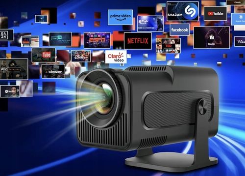 PROJEKTOR RZUTNIK PRZENOŚNY HY320 MINI SMART HD LED ANDROID WiFi TV na Arena.pl