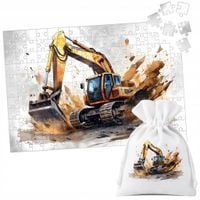 PUZZLE TRADYCYJNE - MASZYNY BUDOWLANE - 96 el