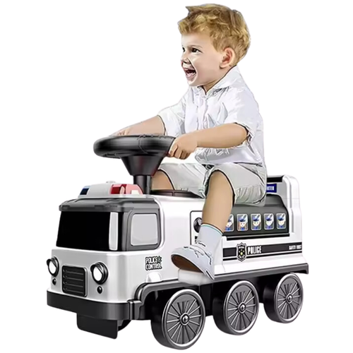 Autko Pojazd Policyjny 2W1 Jeździk 4 Autka Tor Samochodowy Dźwięki Światła na Arena.pl
