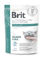 brit gf veterinary diets cat sterilised 400g