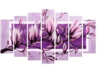 OBRAZ FIOLETOWY KWIAT MAGNOLII