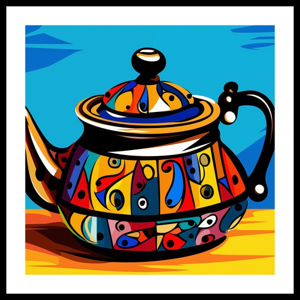 Plakat 60x60cm Może Herbatki? zdjęcie 3