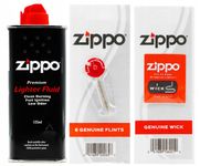 ZESTAW ZIPPO BENZYNA KAMIENIE KNOT Akcesoria do zapalniczek