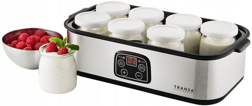 JOGURTOWNICA Urządzenie do jogurtów TIMER TRANSA 1,4L 8 słoików 30W na Arena.pl