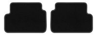 Dywaniki welurowe tylne Ford Focus MK1 FL 2001-2004 czarne