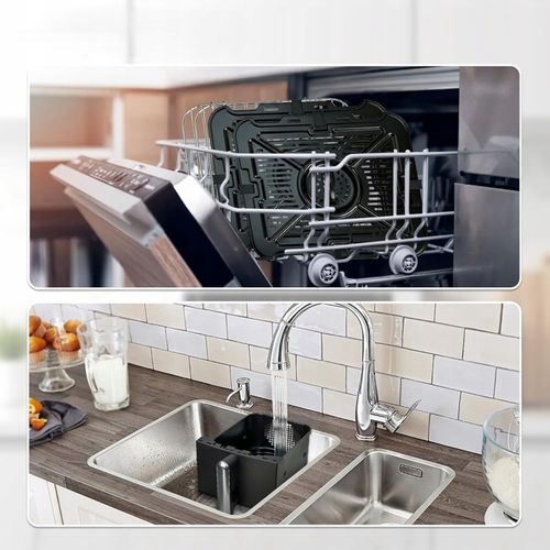 Frytkownica Beztłuszczowa Dwukomorowa Airfryer 10L 2X5L 2400W Xxl Mocna na Arena.pl