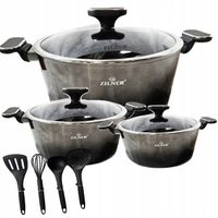 2 x Zestaw garnków Zilner PREMIUM aluminiowe 10 el.