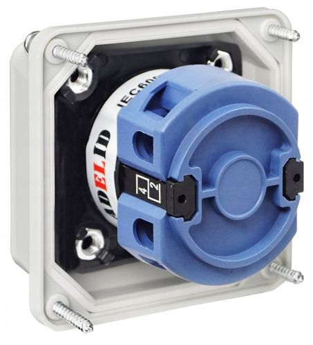 ŁĄCZNIK WYŁĄCZNIK KRZYWKOWY 16A 0-1 1F W MAŁEJ OBUDOWIE 70x70 IP65 na Arena.pl