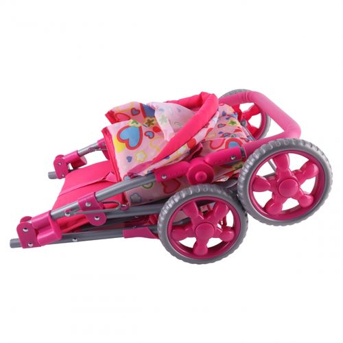 WOOPIE ROYAL Spacerówka Wózek dla Lalek Serca Kolorowe na Arena.pl