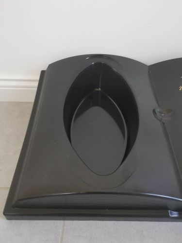 KSIĘGA na grób Podkład do stroików sztucznych Czarna gładka z doniczką na Arena.pl