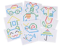 TABLICA MAGNETYCZNA Z PINEZKAMI KREATYWNA NAUKA DLA DZIECI