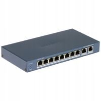 Switch PoE Hikvision Smart Managed HIKVISION DS-3E1310HP-EI 8xPoE 2x Hi-PoE