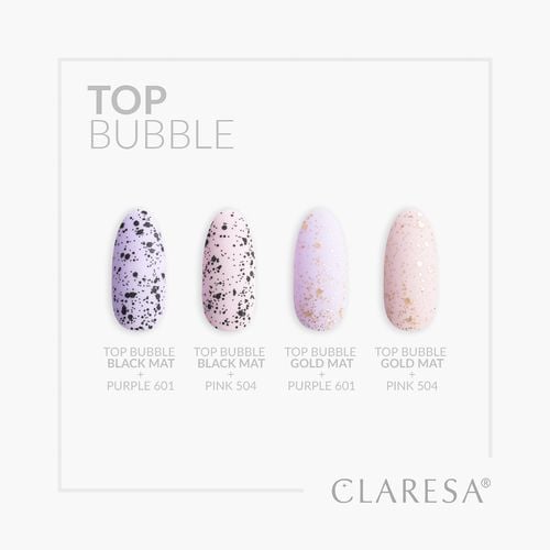 Claresa Top Bubble black Matt No wipe -5g na Arena.pl