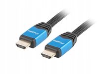2 x Kabel Lanberg Premium 3m HDMI 2.0 Gold 4K 3D oplot