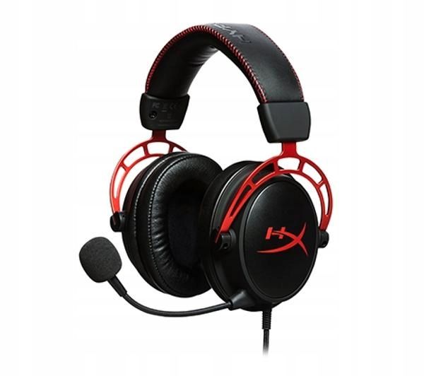 Słuchawki HyperX Cloud Alpha Gaming Headset Czarno-czerwone Jack 3,5 mm zdjęcie 1