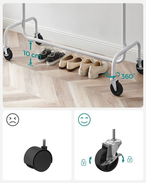 Wieszak na Ubrania na Kółkach - HSR011W01V1 zdjęcie 7