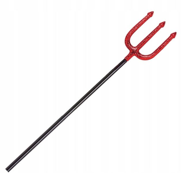WIDŁY DIABLICY DIABŁA BROKAT 90 CM HALLOWEEN zdjęcie 1