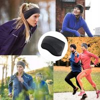 OPASKA NA GŁOWĘ USZY DO BIEGANIA SPORTOWA TERMOAKTYWNA OCIEPLANA BIEG