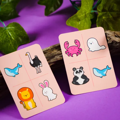 Familijna gra dla dzieci i dorosłych z wypukłymi kartami Touch it Zwierzęta na Arena.pl