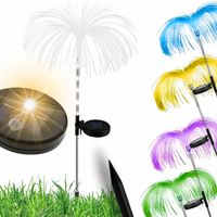 2x LAMPA SOLARNA OGRODOWA LED MEDUZA LAMPKA MULTIKOLOR WBIJANA