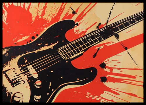 Plakat 59,4x42cm Gitara Elektryczna na Arena.pl