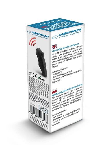 Esperanza EMV101 KONTROLER BLUETOOTH DO OKULARÓW 3D VR na Arena.pl