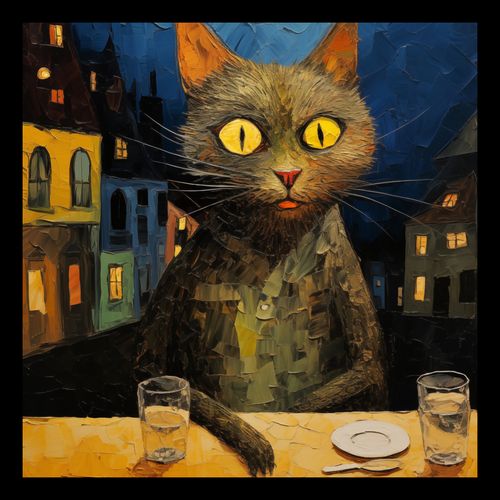 Plakat 20x20cm Nocny Obserwator na Arena.pl