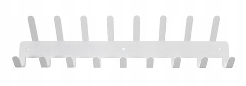 WIESZAK NA UBRANIA KLUCZE ŚCIENNY 50CM LOFT BIAŁY na Arena.pl