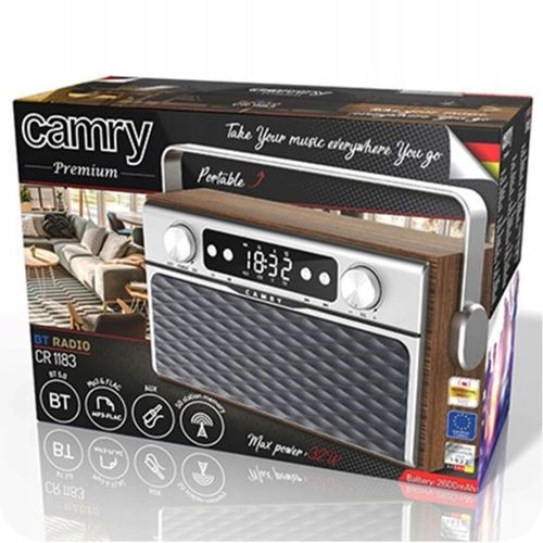 Radio Kuchenne Retro Drewniane Bluetooth Usb Fm Sd na Arena.pl