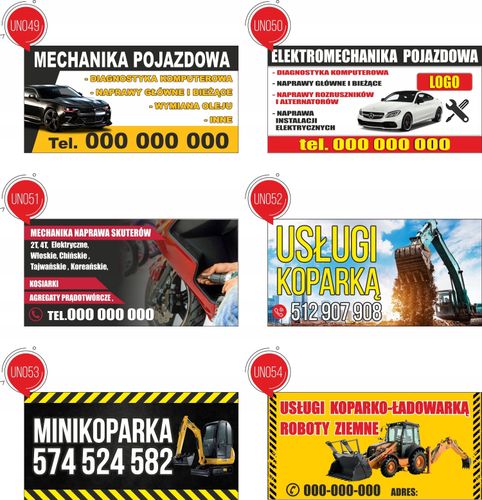 Reklama Naklejka na samochód PRACE OGÓLNOBUDOWLANE na Arena.pl