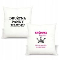 Poduszka z nadrukiem DRUŻYNA PANNY MŁODEJ
