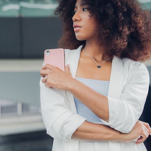 Etui do iPhone XR (system SnapTo) (Taupe Pink) na Arena.pl
