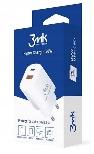 ładowarka 3mk hyper charger 20w white na Arena.pl