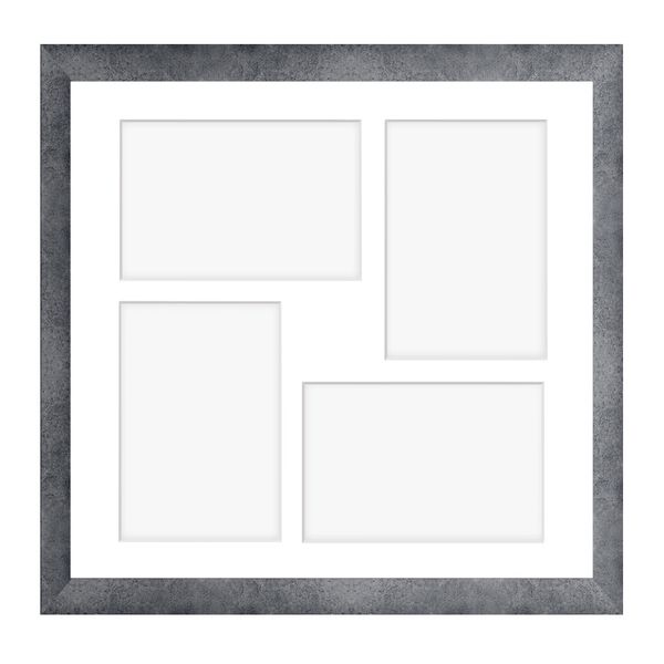 Ramka kwadratowa na 4 zdjęcia Hekla 34x34x4 MDF galeria beton 1szt. zdjęcie 2