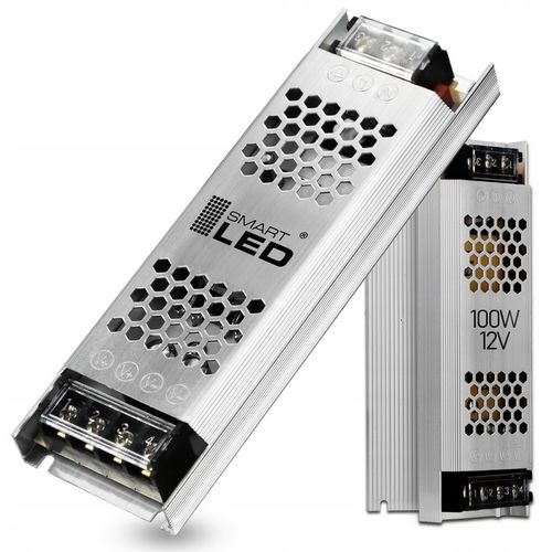 Zasilacz LED 12V 100W Montażowy Modułowy do taśm MONO RGB Transformator na Arena.pl