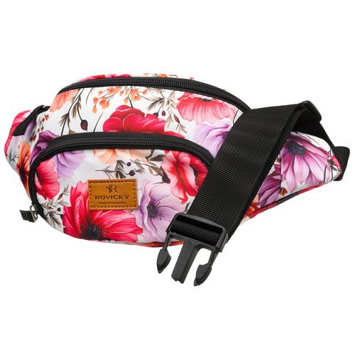 wielokolorowa saszetka damska z wytrzymałego poliestru - rovicky na Arena.pl