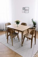 WOODSIGNER Stół Dębowy Sofix rozkładany 115-152,5 cm elegancki design