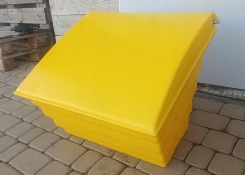 POJEMNIK skrzynia piasek piach sól drogową sorbent 70L PPM 70 litrów ŻÓŁTY na Arena.pl