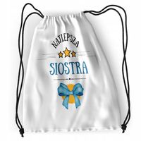 Plecak Dla Siostry Sportowy Szkolny Worek Torba Z Nadrukiem Ze Zdjęciem