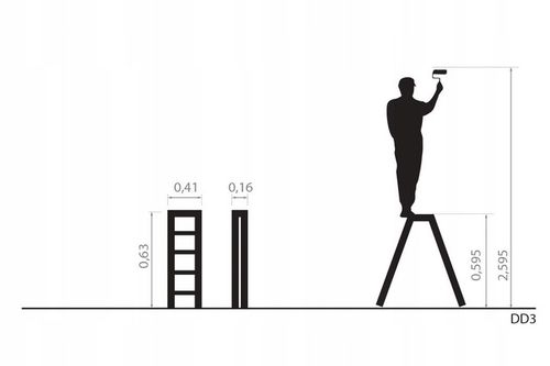 Drabina podest 3 Stopniowa taboret na Arena.pl