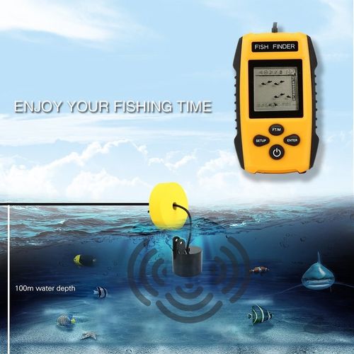 Echosonda FISH FINDER SONAR Wykrywacz Ryb na Arena.pl